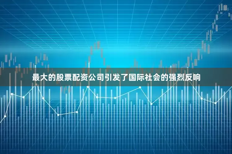最大的股票配资公司引发了国际社会的强烈反响